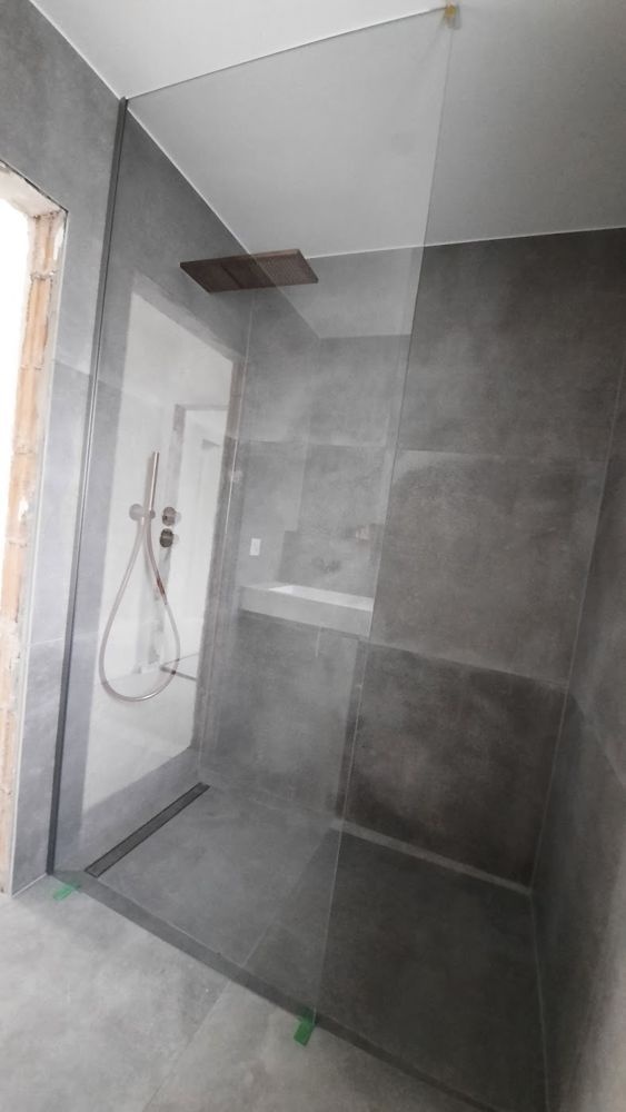 Douche en cours de finition – EDILSYSTEM